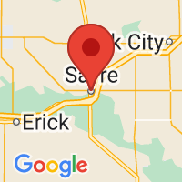 Map of Sayre, OK US